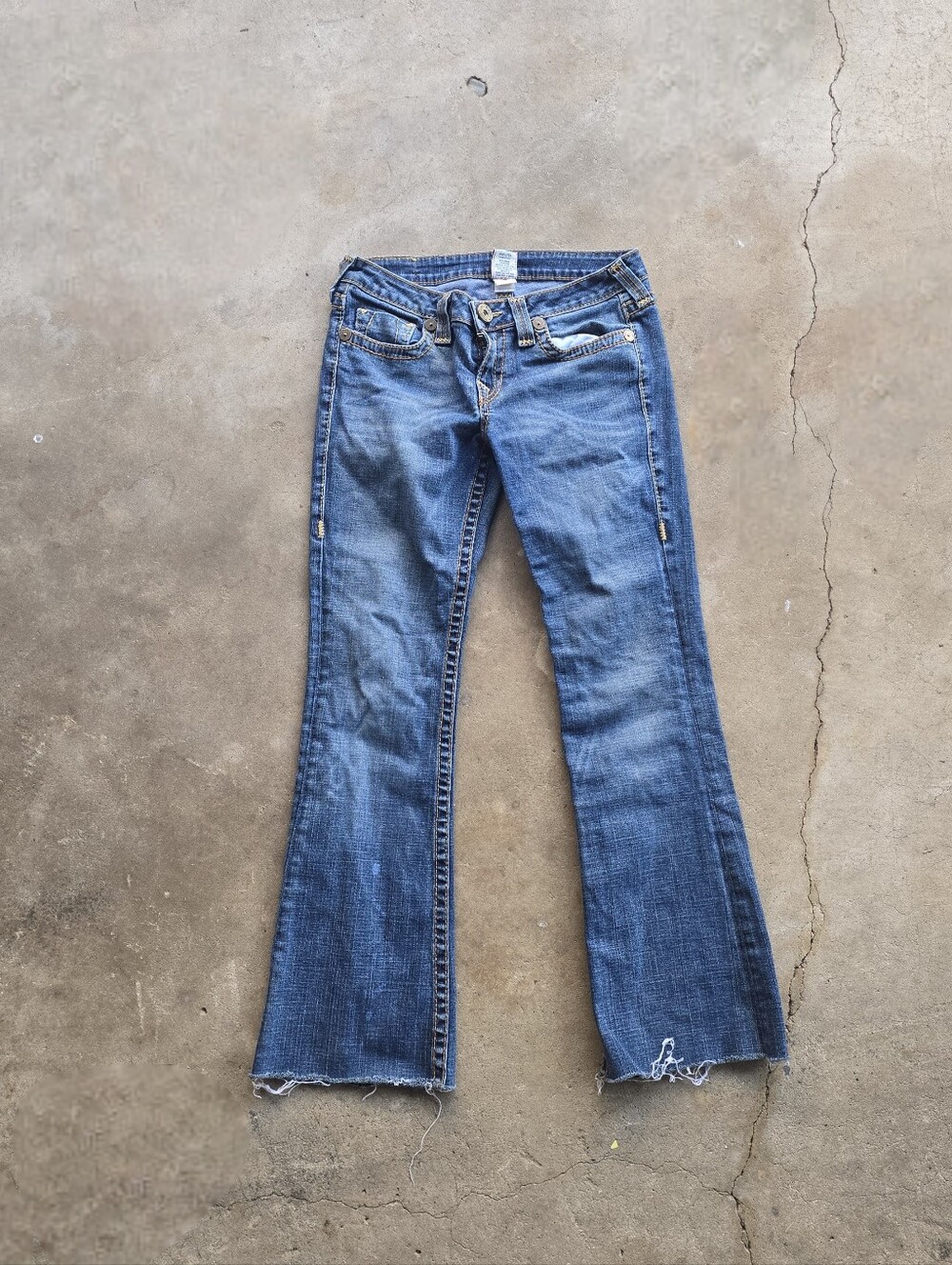 vtg y2k true religion flare jeans 32